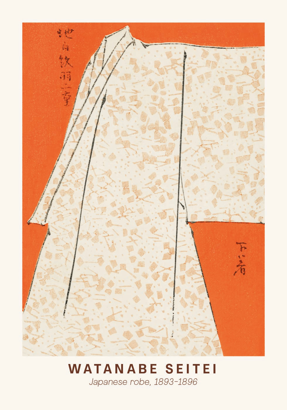 Watanabe Seitei Japanese Robe Poster - Posterbox.dk