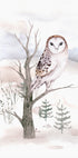 Watercolor Owl in the Forest Poster - Posterbox.dk