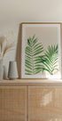 Watercolor Palm Leaf Poster - Posterbox.dk