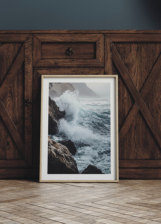 Waves of the Pacific Ocean Poster - Posterbox.dk