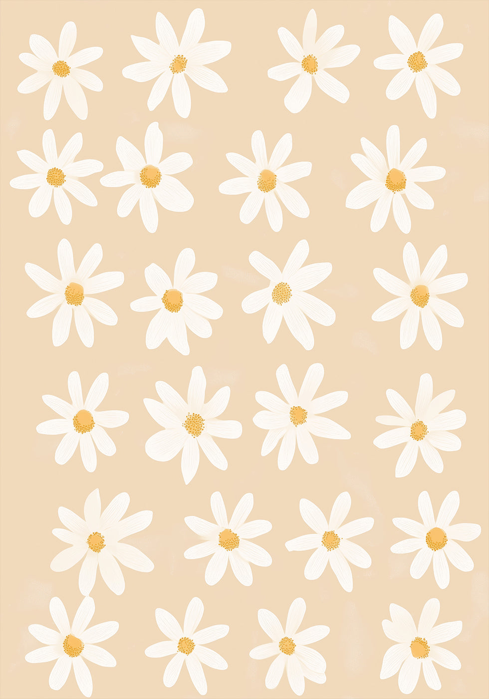 Whimsical Daisy Field Poster - Posterbox.dk
