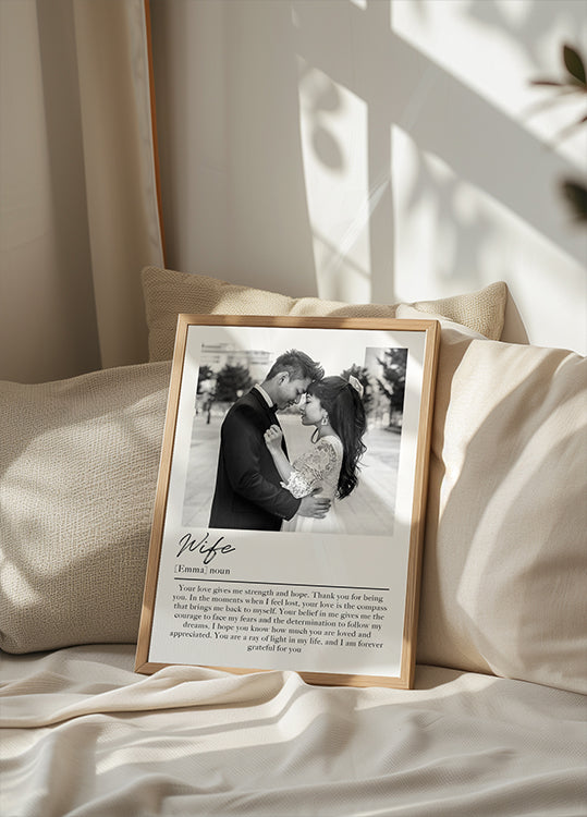 Wife Personalized Poster - Posterbox.dk