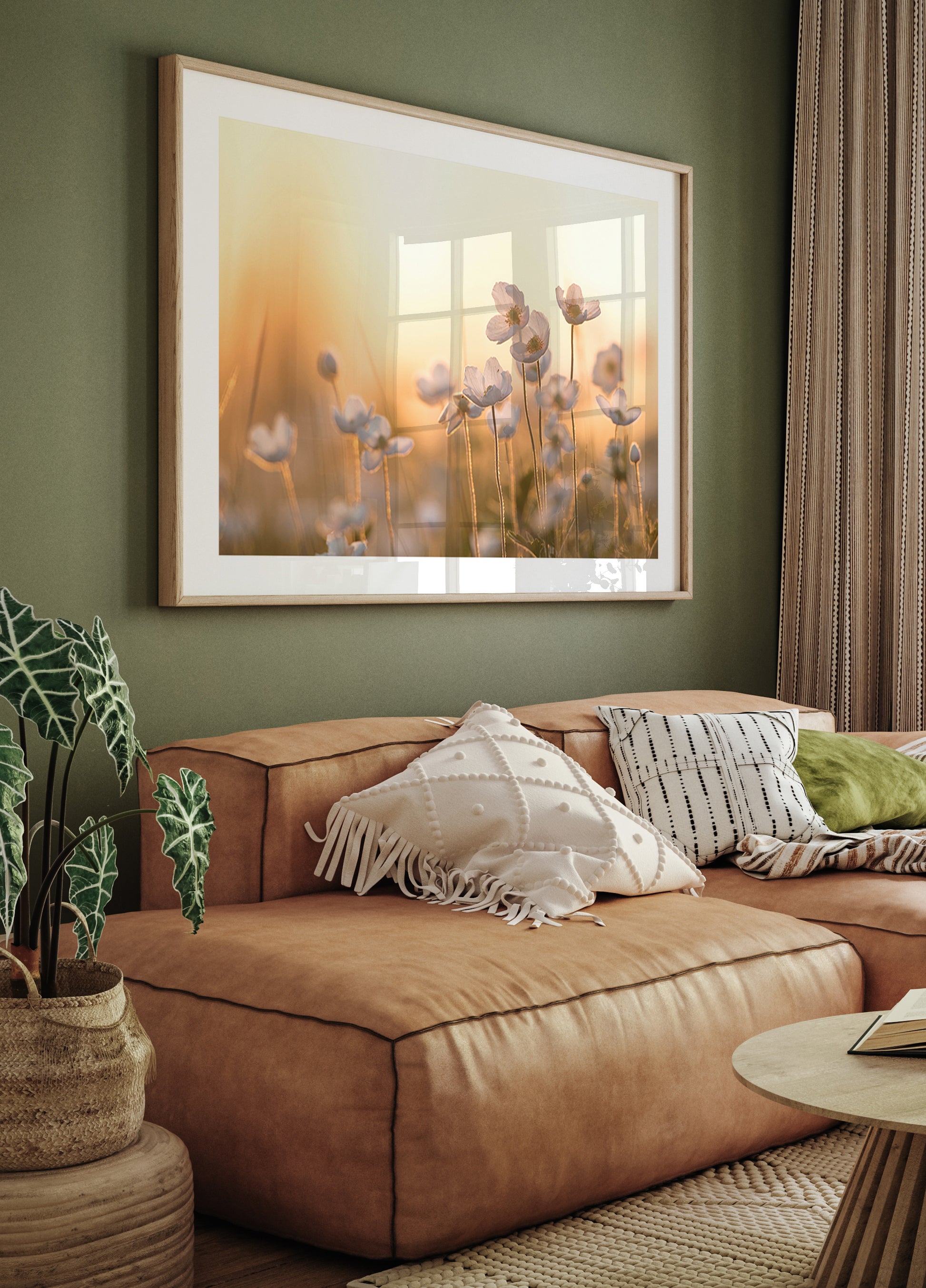 Wild Anemone at Sunset Poster - Posterbox.dk