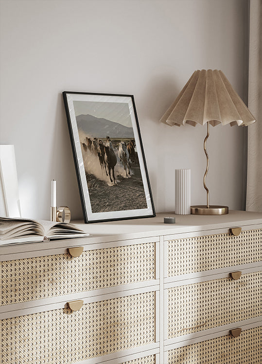 Wild Horses Gallop Poster - Posterbox.dk