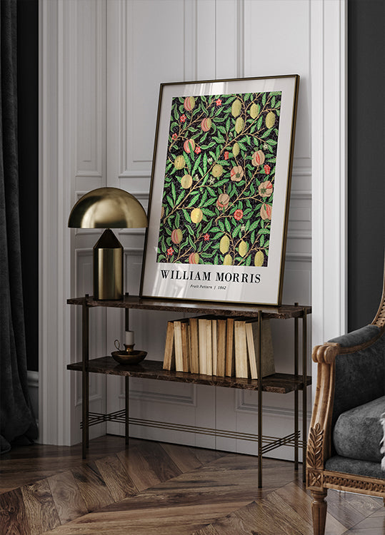 William Morris, Fruit Pattern 1862 Art Poster - Posterbox.dk
