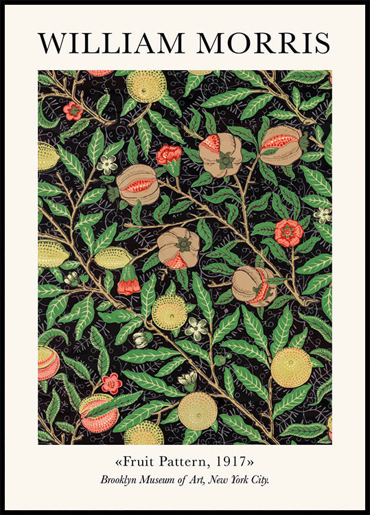 William Morris Fruit Pattern Poster - Posterbox.dk