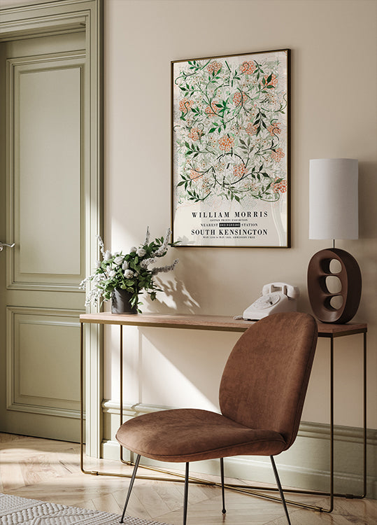 William Morris Jasmine Pattern Poster - Posterbox.dk