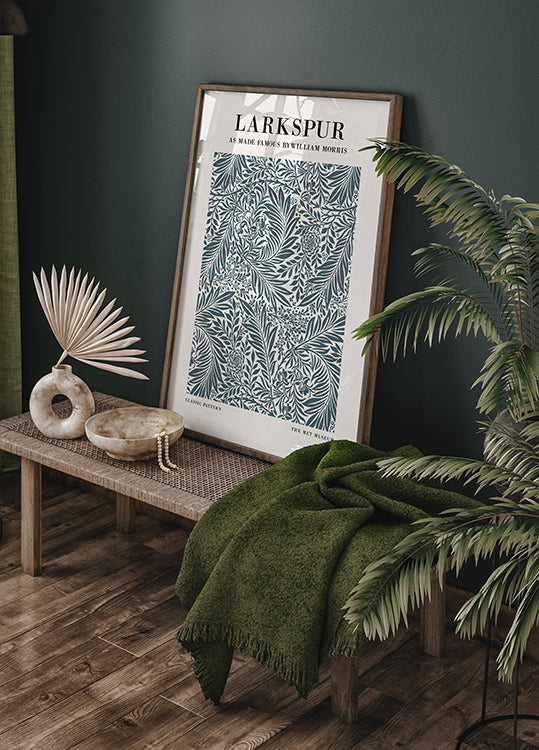 William Morris Larkspur Poster - Posterbox.dk