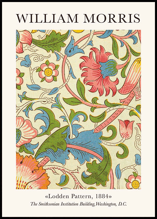 William Morris Lodden Pattern Poster - Posterbox.dk
