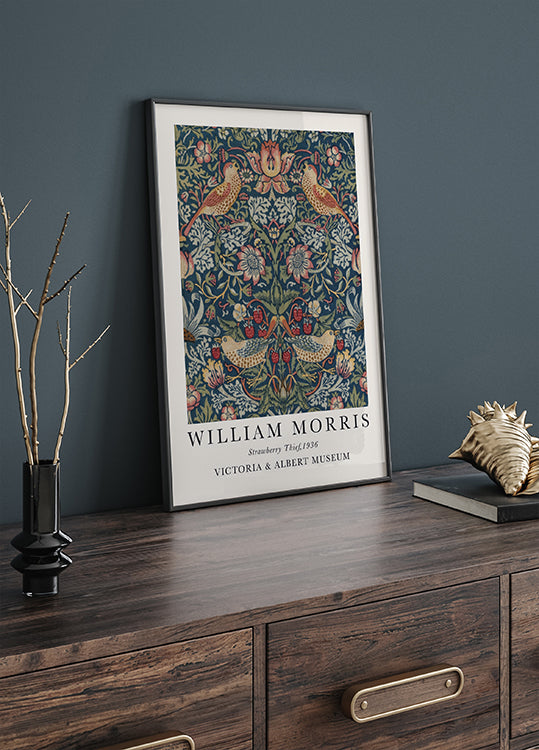 William Morris Strawberry Thief Poster - Posterbox.dk
