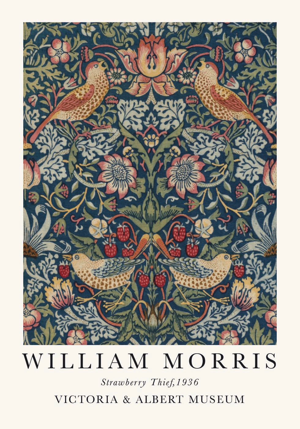 William Morris Strawberry Thief Poster - Posterbox.dk