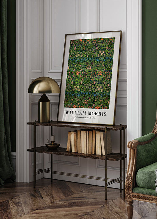 William Morris, Violet and Columbine 1876 Poster - Posterbox.dk
