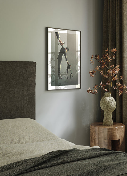 Windup Repeat, surreal recursive control Poster - Posterbox.dk