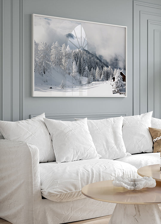 Winter Magic in the Alps Poster - Posterbox.dk