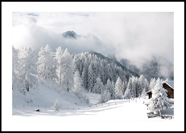 Winter Magic in the Alps Poster - Posterbox.dk