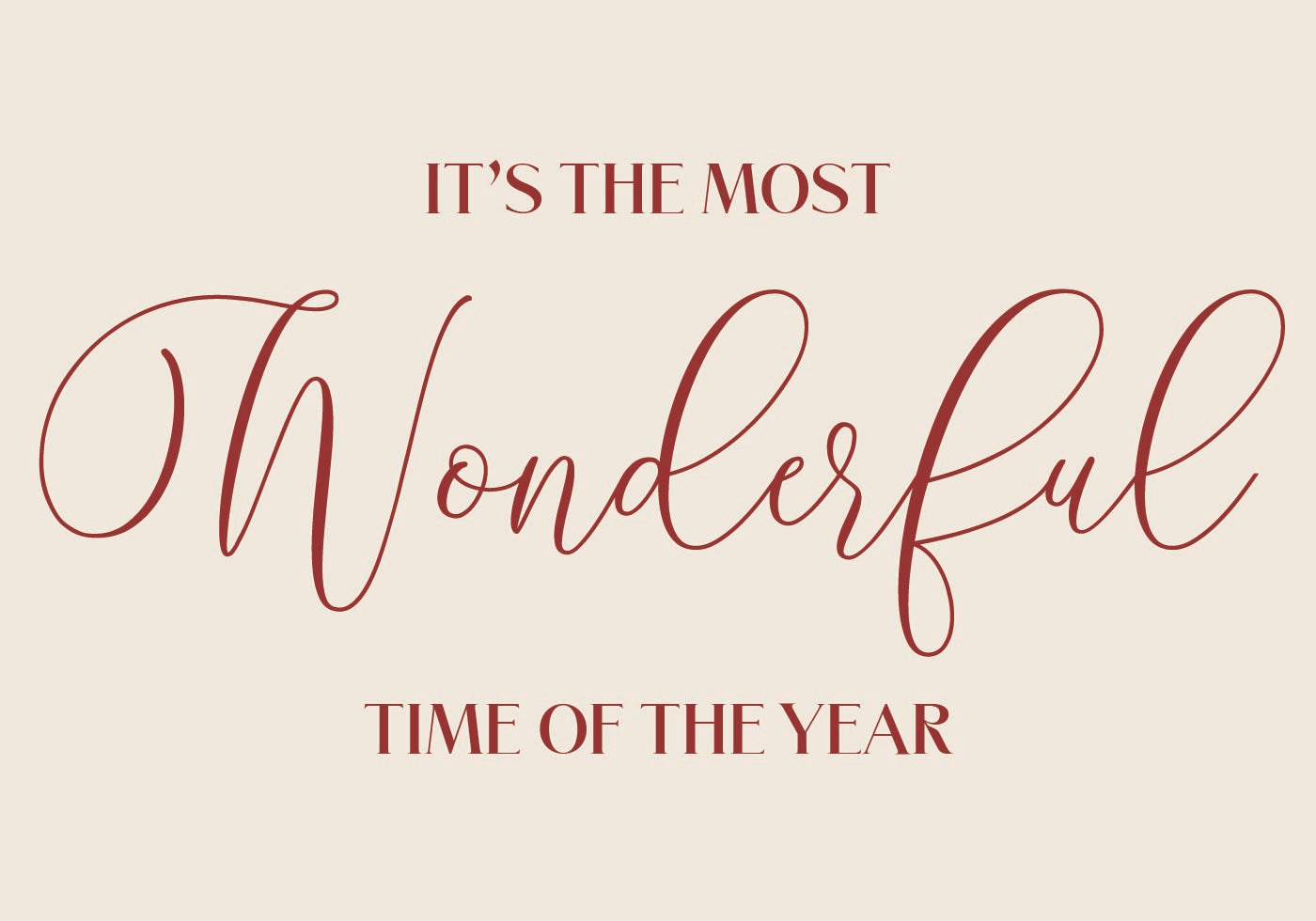 Wonderful Time Poster - Posterbox.dk