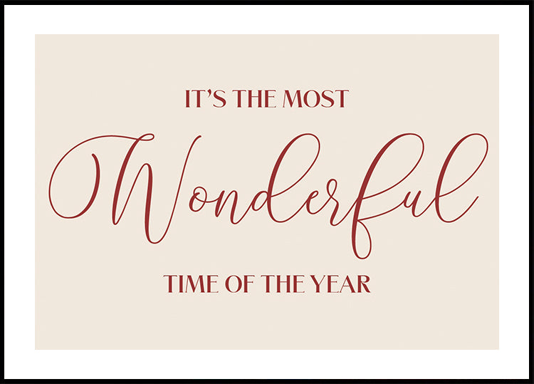 Wonderful Time Poster - Posterbox.dk