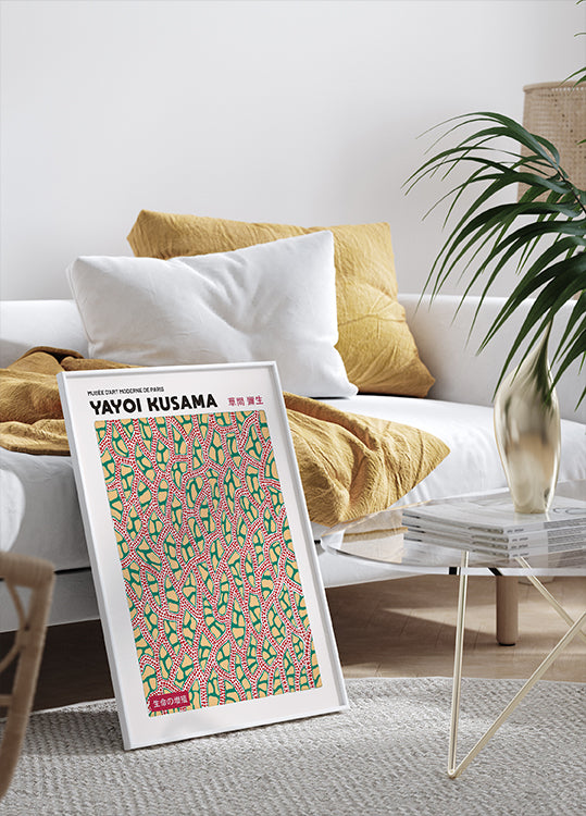 Yayoi Kusama Poster, Proliferation of Life, Modern Abstract Art Print Poster - Posterbox.dk