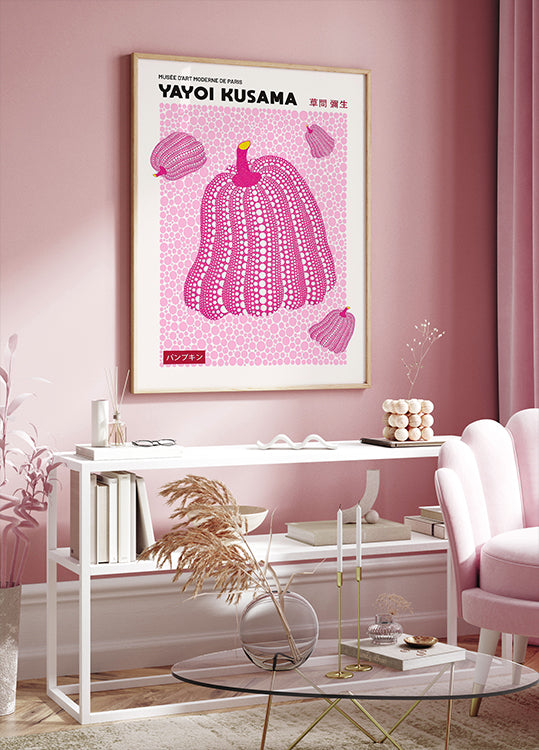Yayoi Kusama Pumpkin Poster - Posterbox.dk