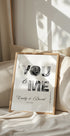 You & Me Personalized Couple Poster - Posterbox.dk