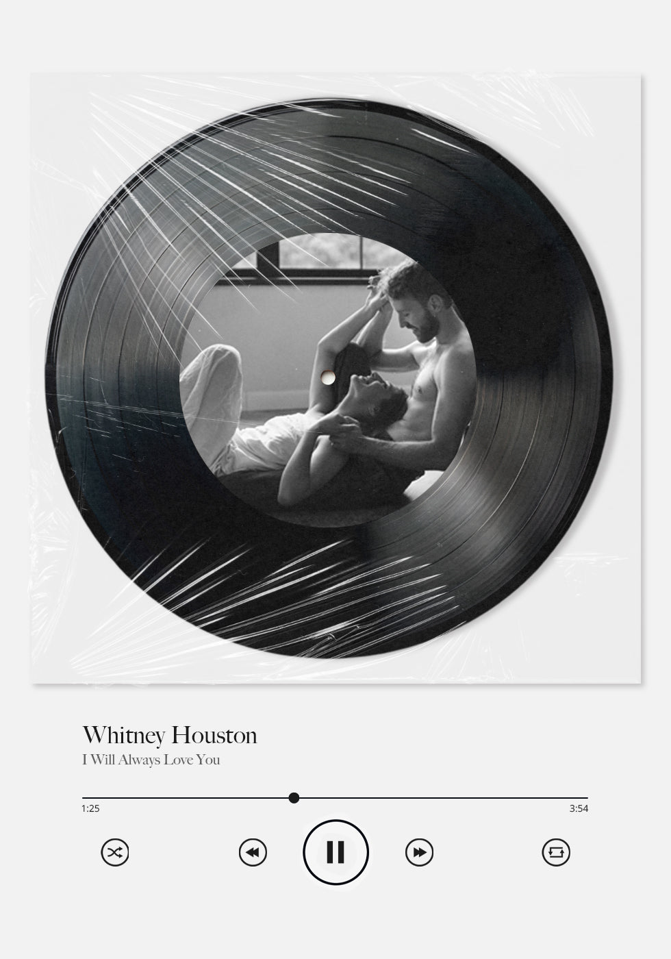 Your Song, Your Story, Personalized Vinyl Record Poster - Posterbox.dk