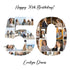 50th Birthday Photo Collage Personal - Posterbox