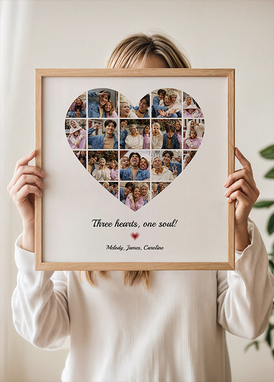 Heart Photo Collage Personal - Posterbox