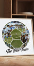 Soccer Ball Photo Collage Personal Plakat - Posterbox
