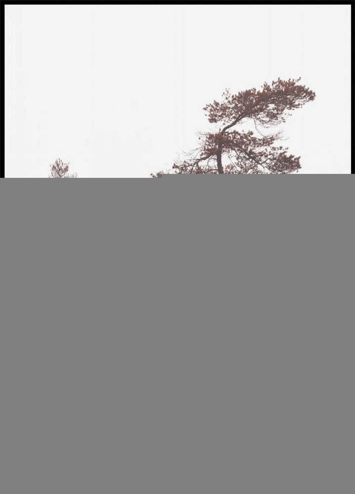 Sculptural Pines Poster