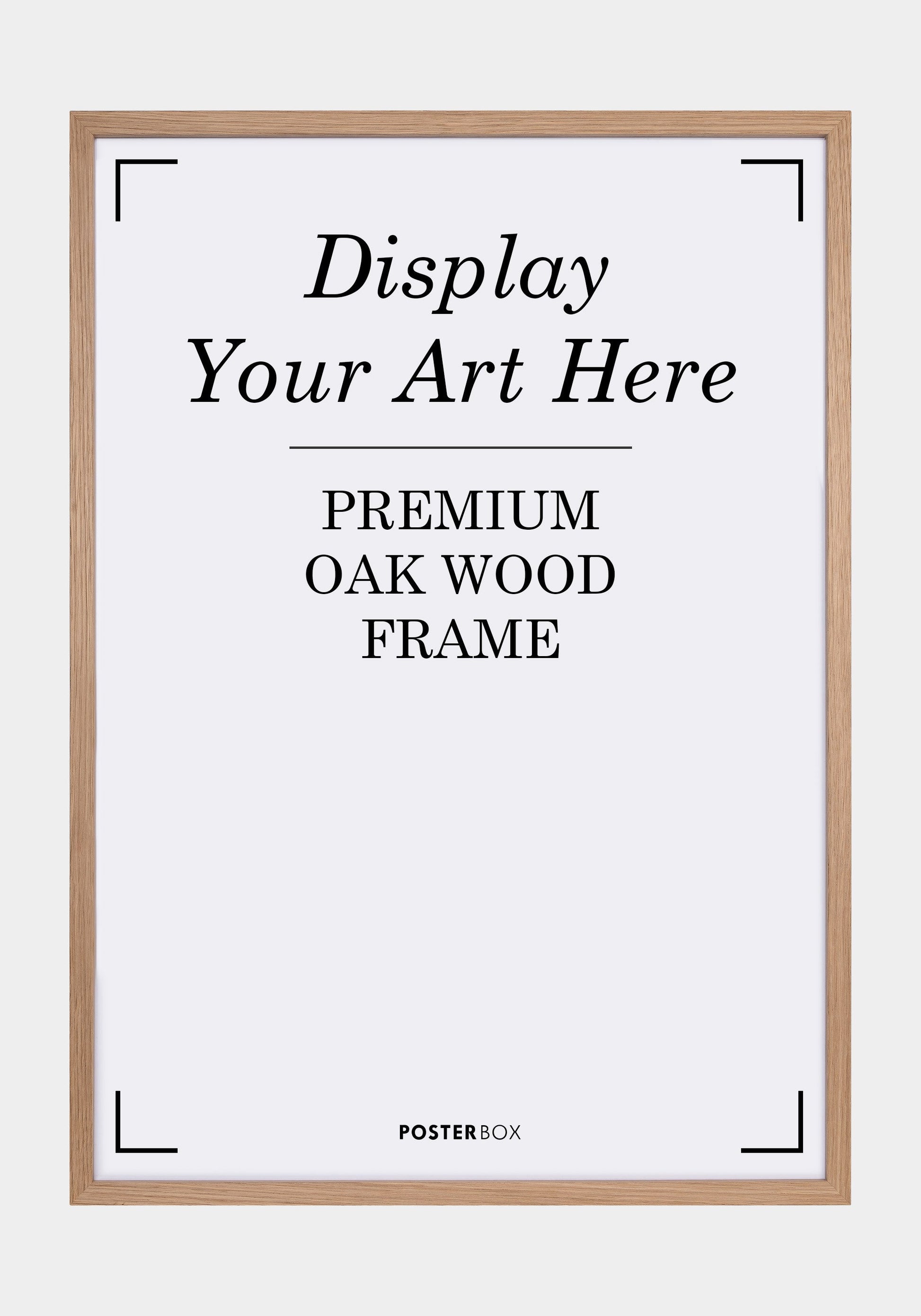 Premium Wood frame Nielsen Oak Poster