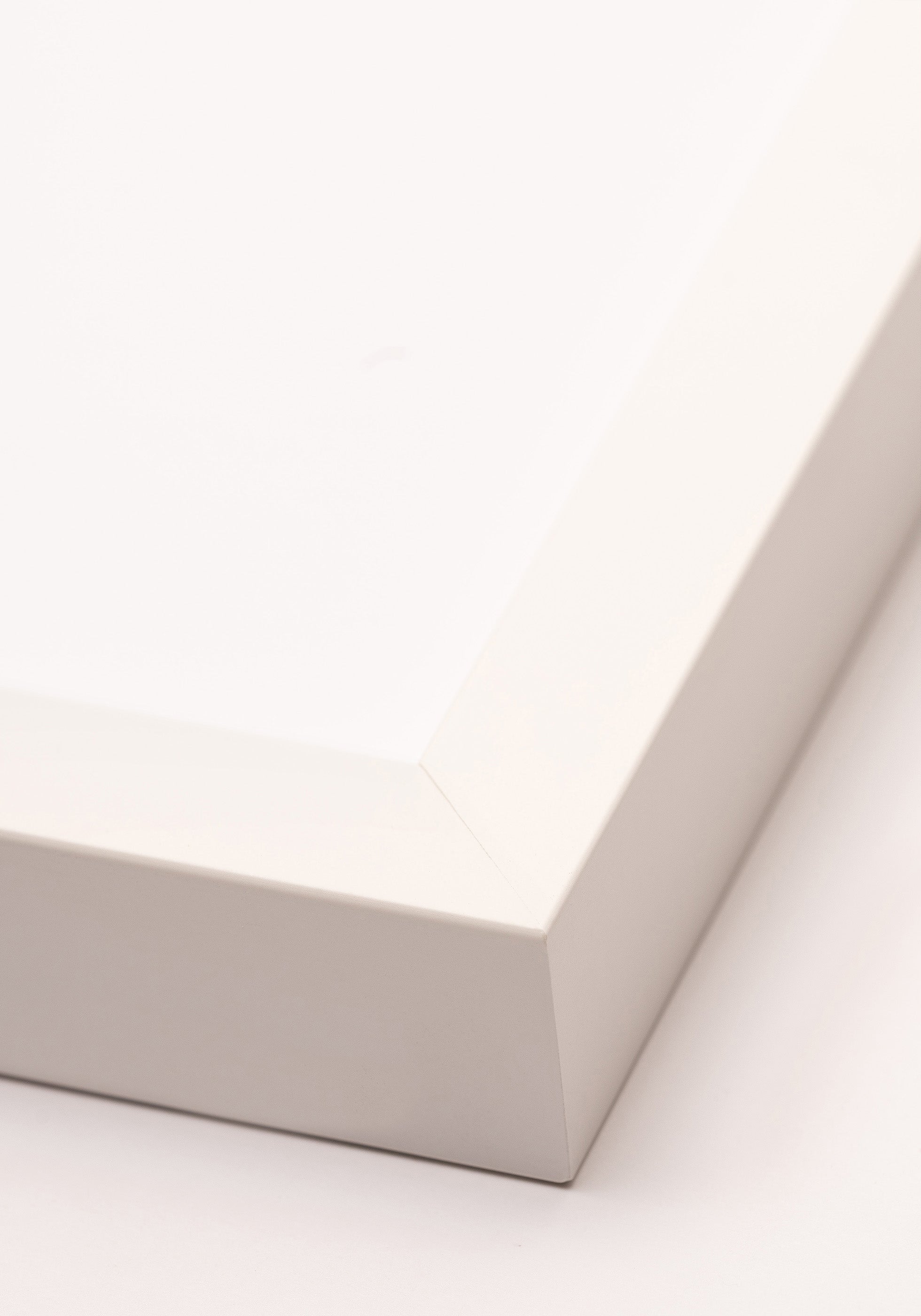 Premium Wood frame Nielsen White Poster