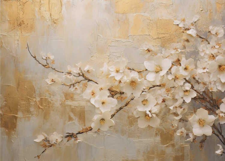 Get Vintage Floral 75 Poster