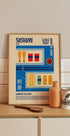 Sashimi Japanese Food Print - Posterbox