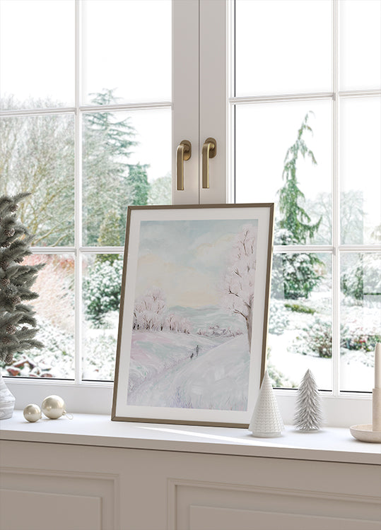 The winter stroll Plakat - Posterbox