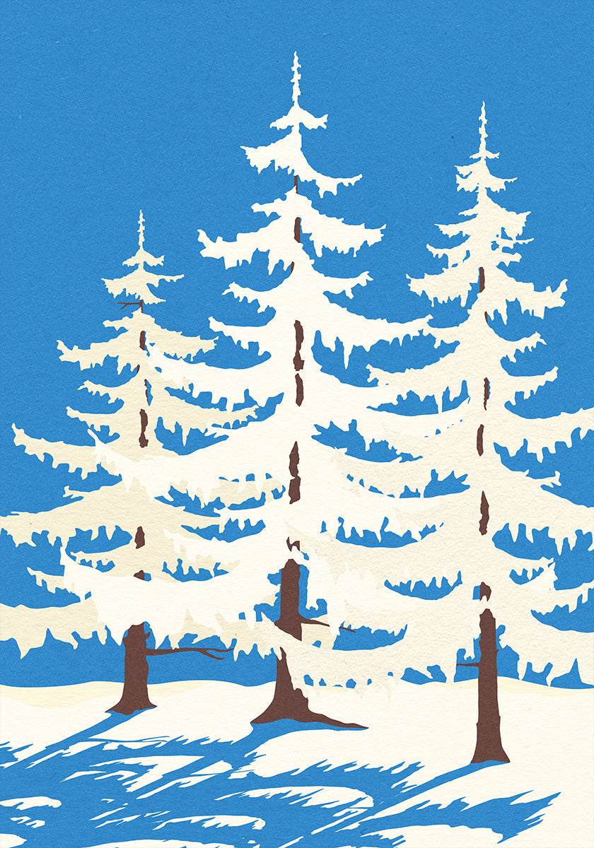 Harz Winter Trees Plakat - Posterbox