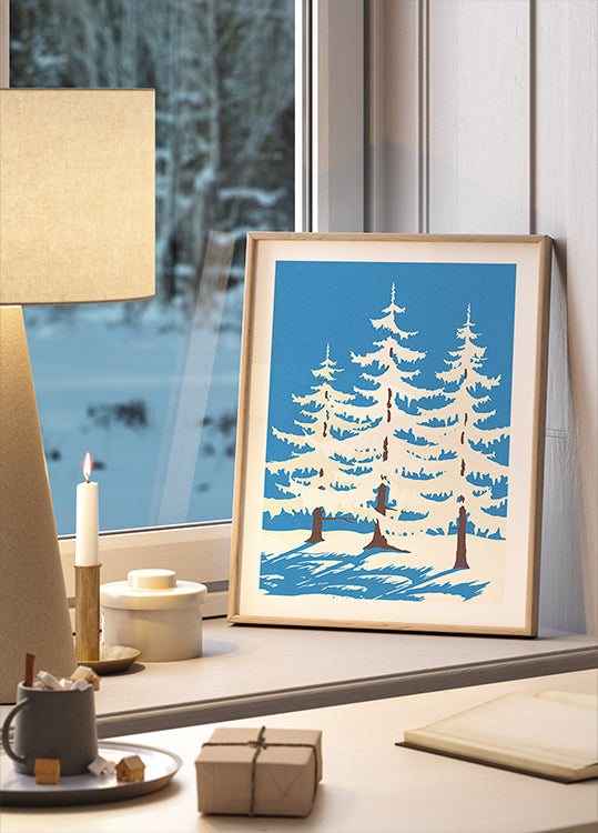 Harz Winter Trees Plakat - Posterbox