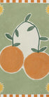 Orange Fruit On Green Background (NEW) - Posterbox