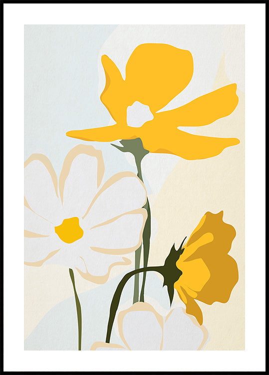 Yellow Flowers (NEW) - Posterbox