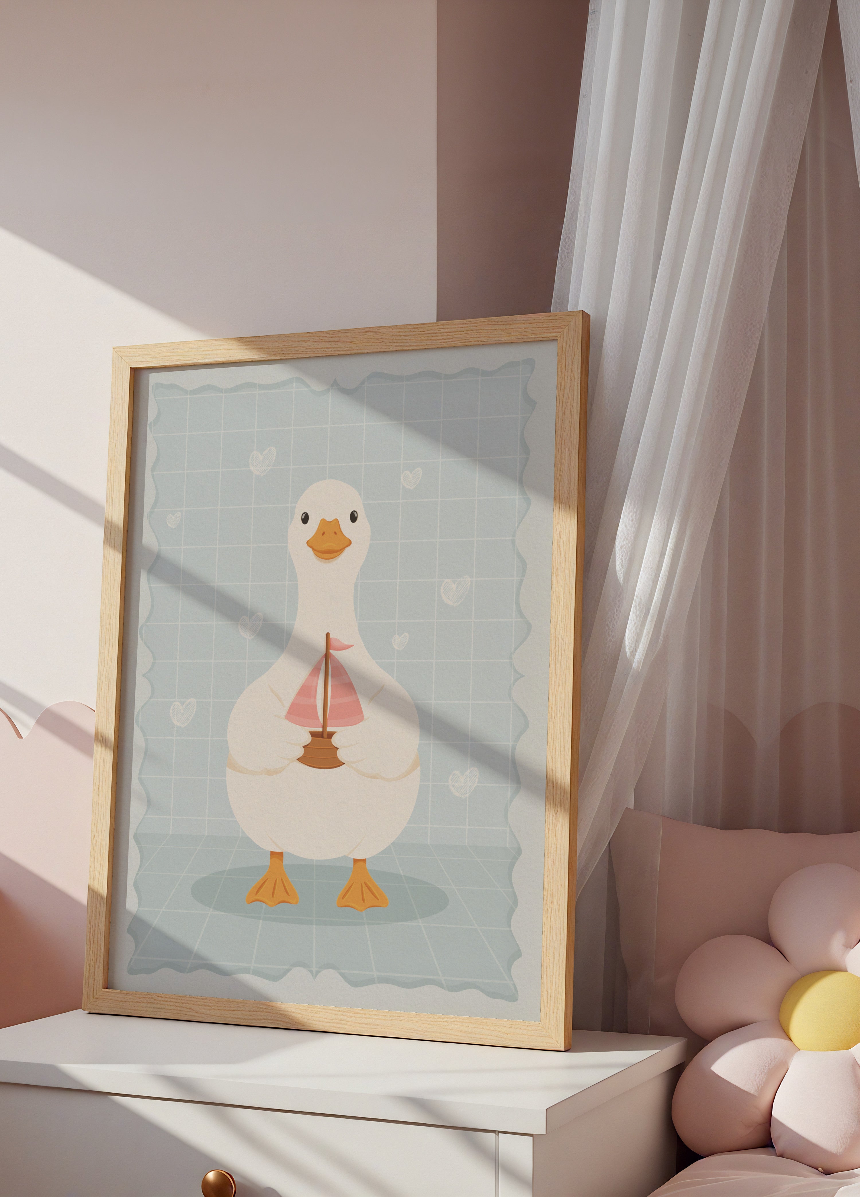Sweet Goose With Sailboat