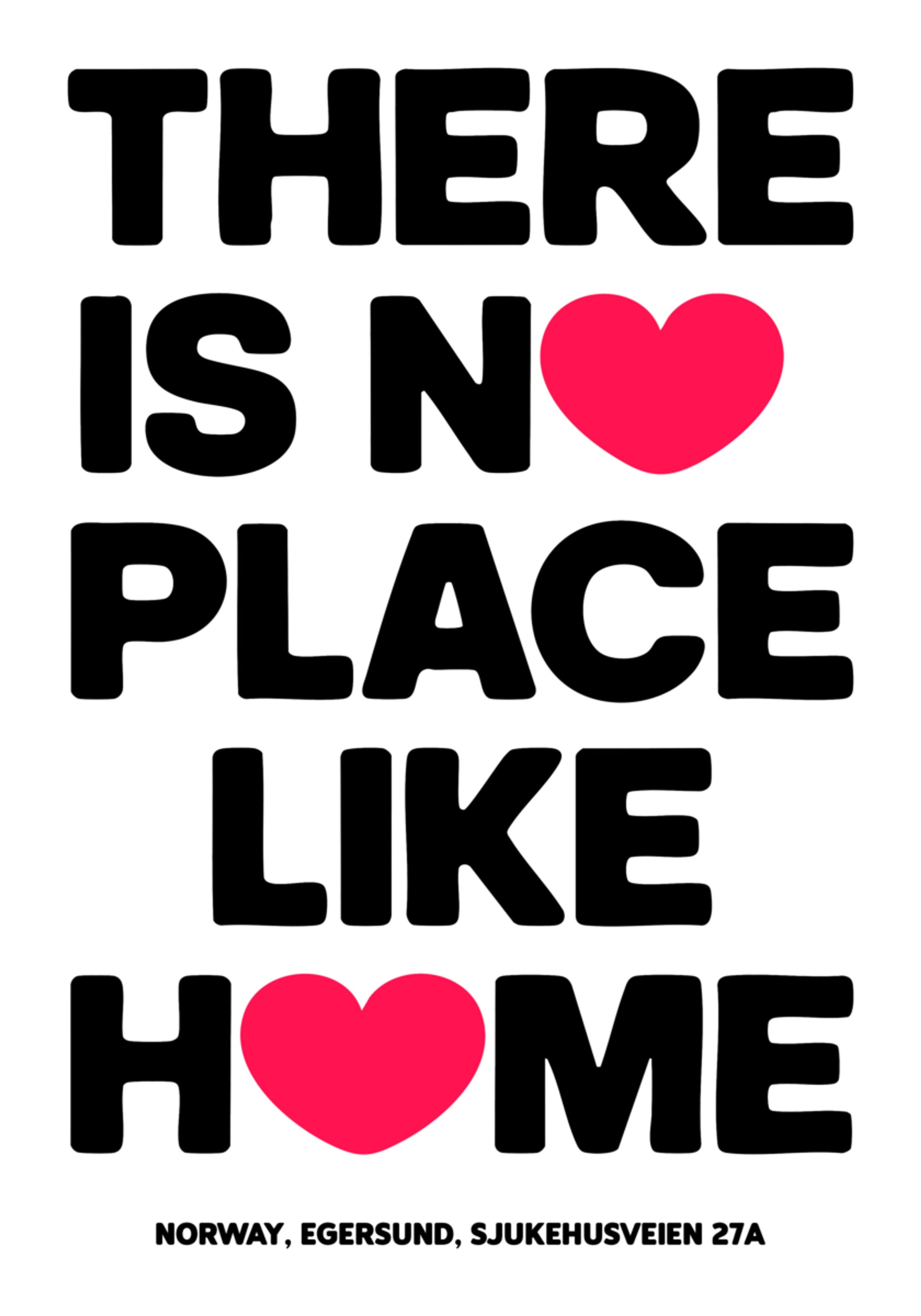 Personal quote poster for the home