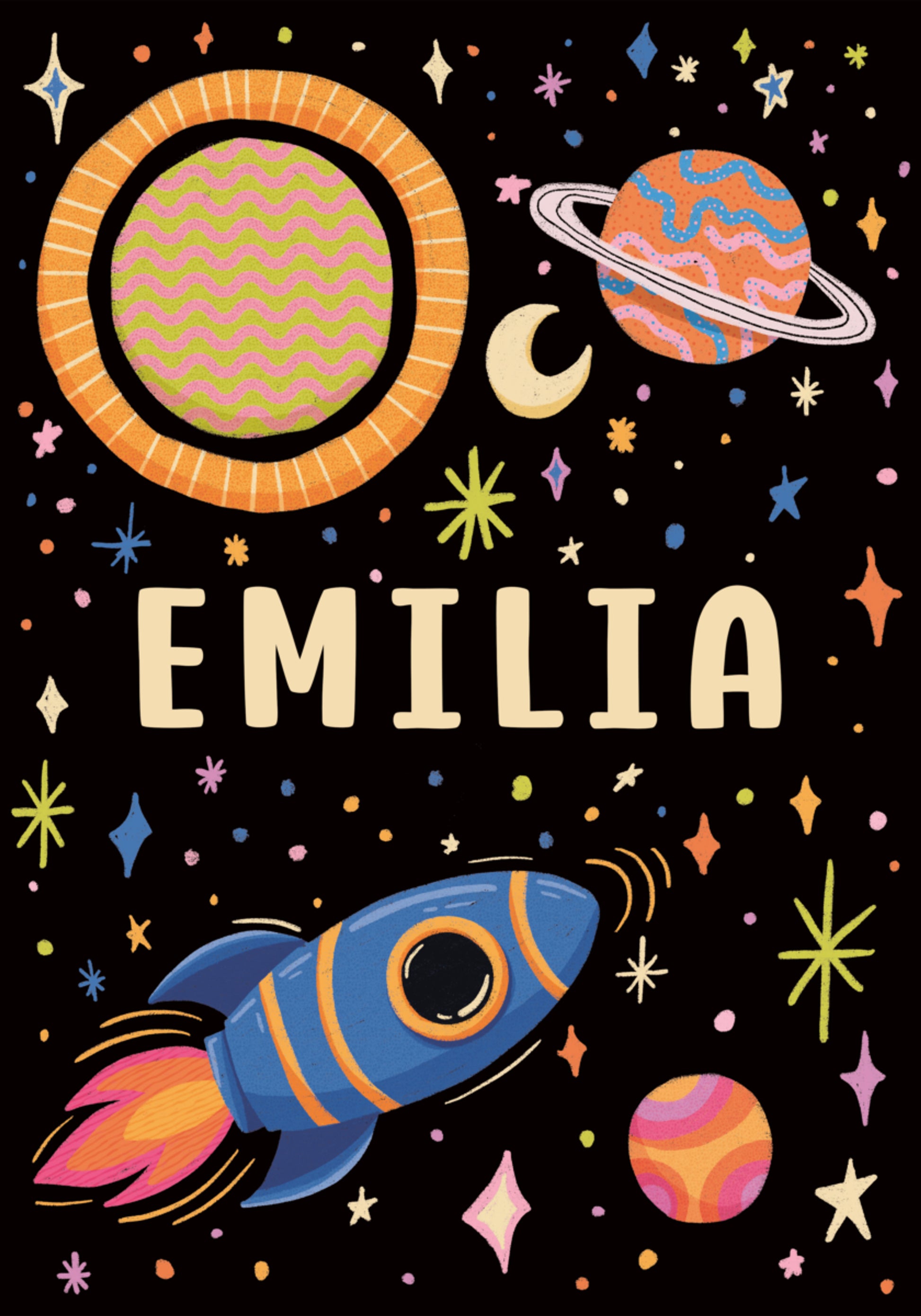 Personal space travel poster