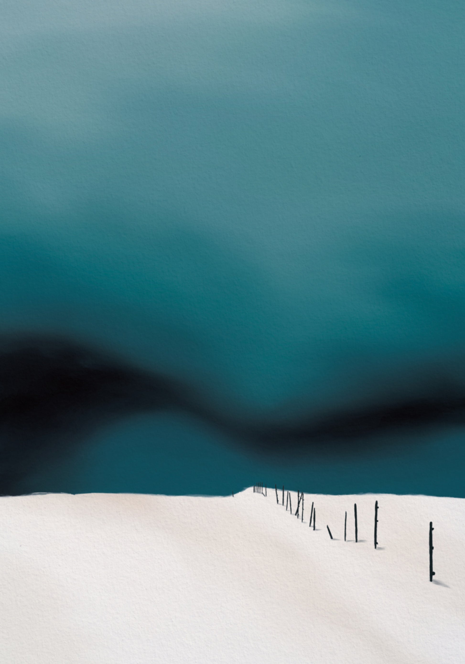 Minimal Winter Landscape