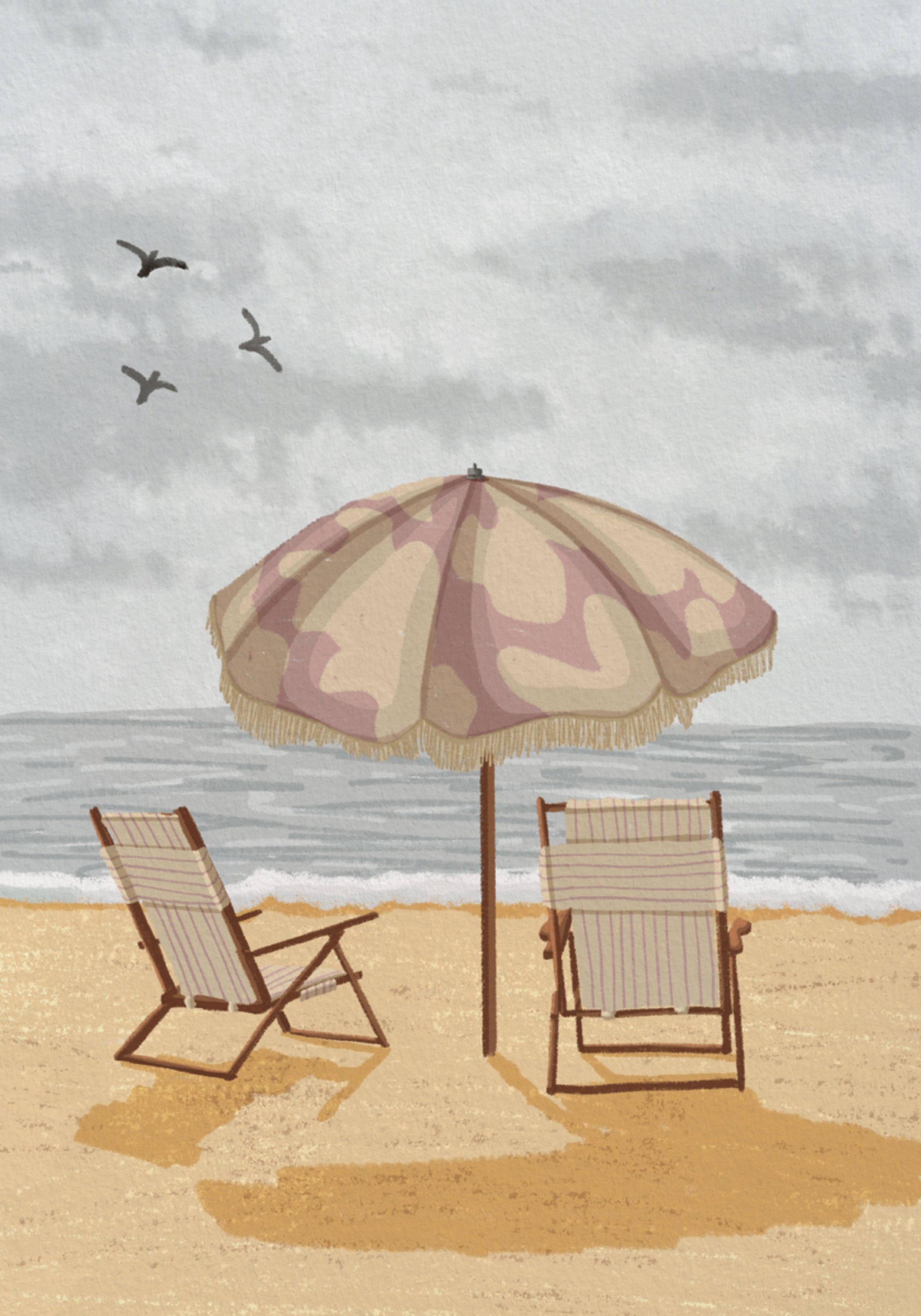 Seaside Umbrella Chairs