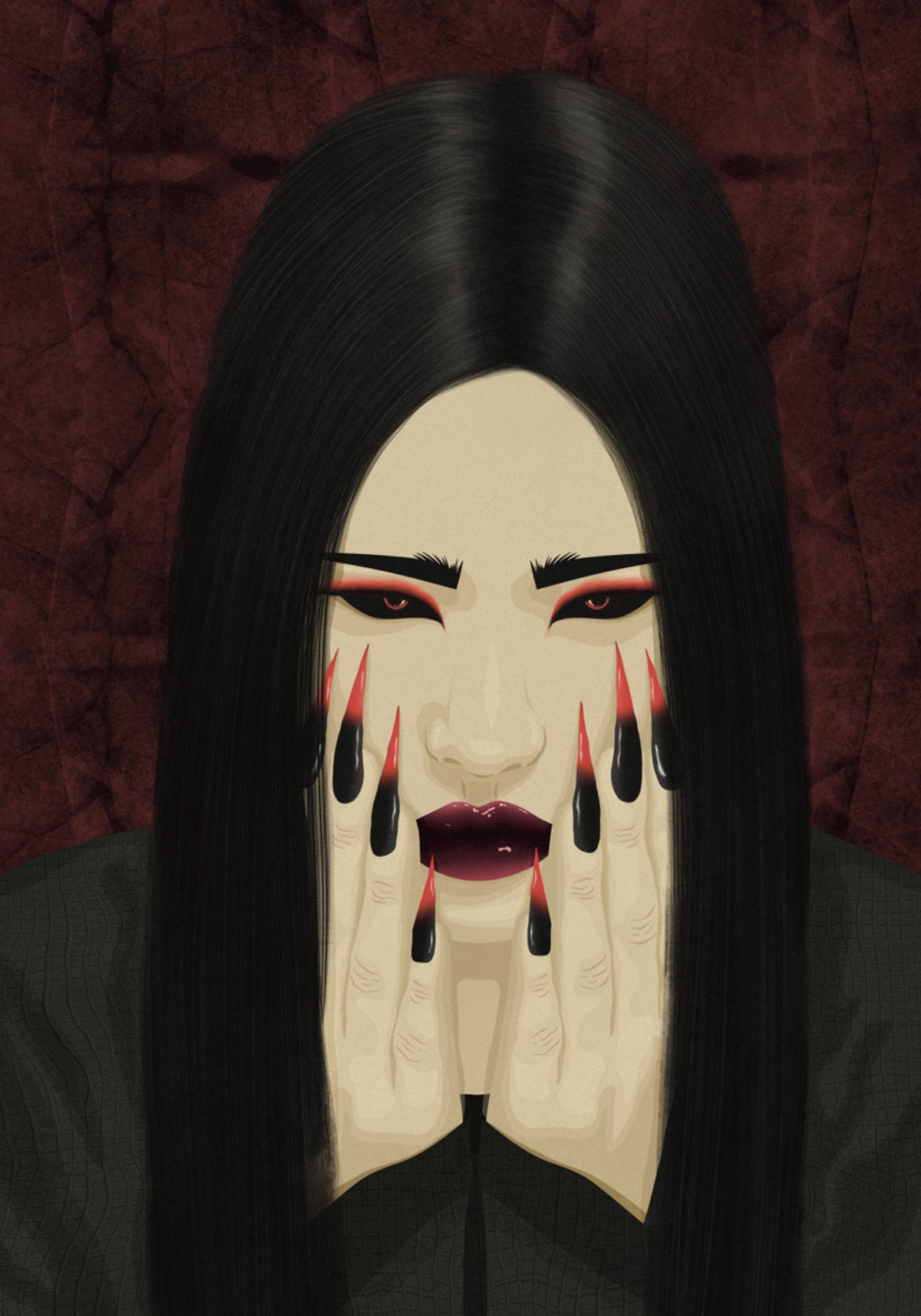 Gothic Red Tears
