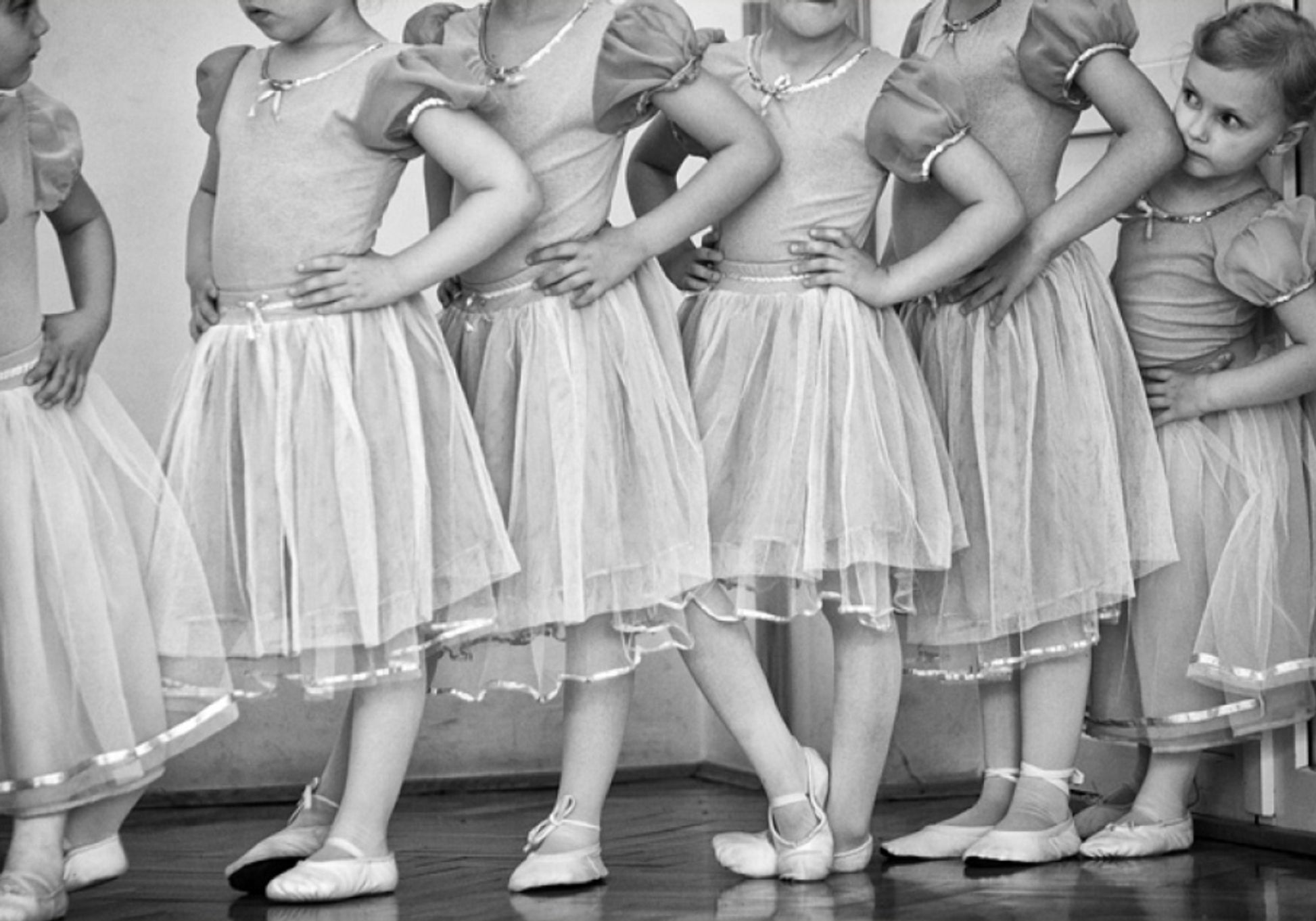 Young Ballerinas Practice