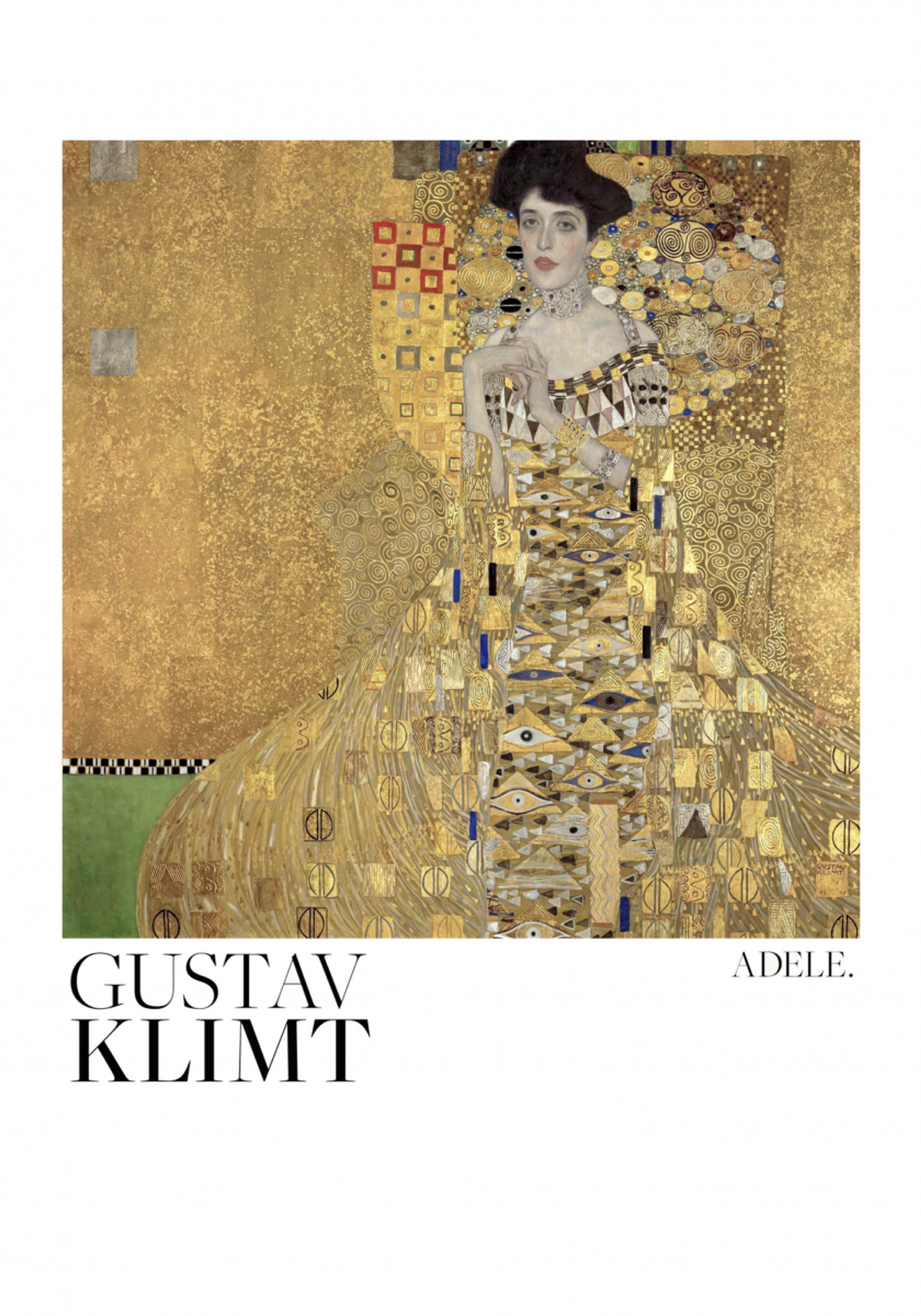 Portrait of Adele Bloch Bauer I (1907) Poster