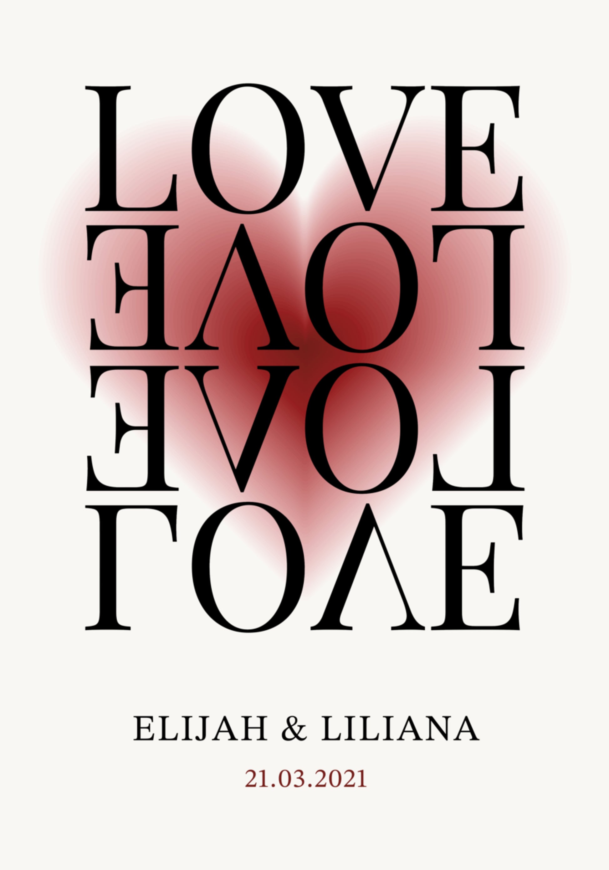 Personal Love Reflection Art Print
