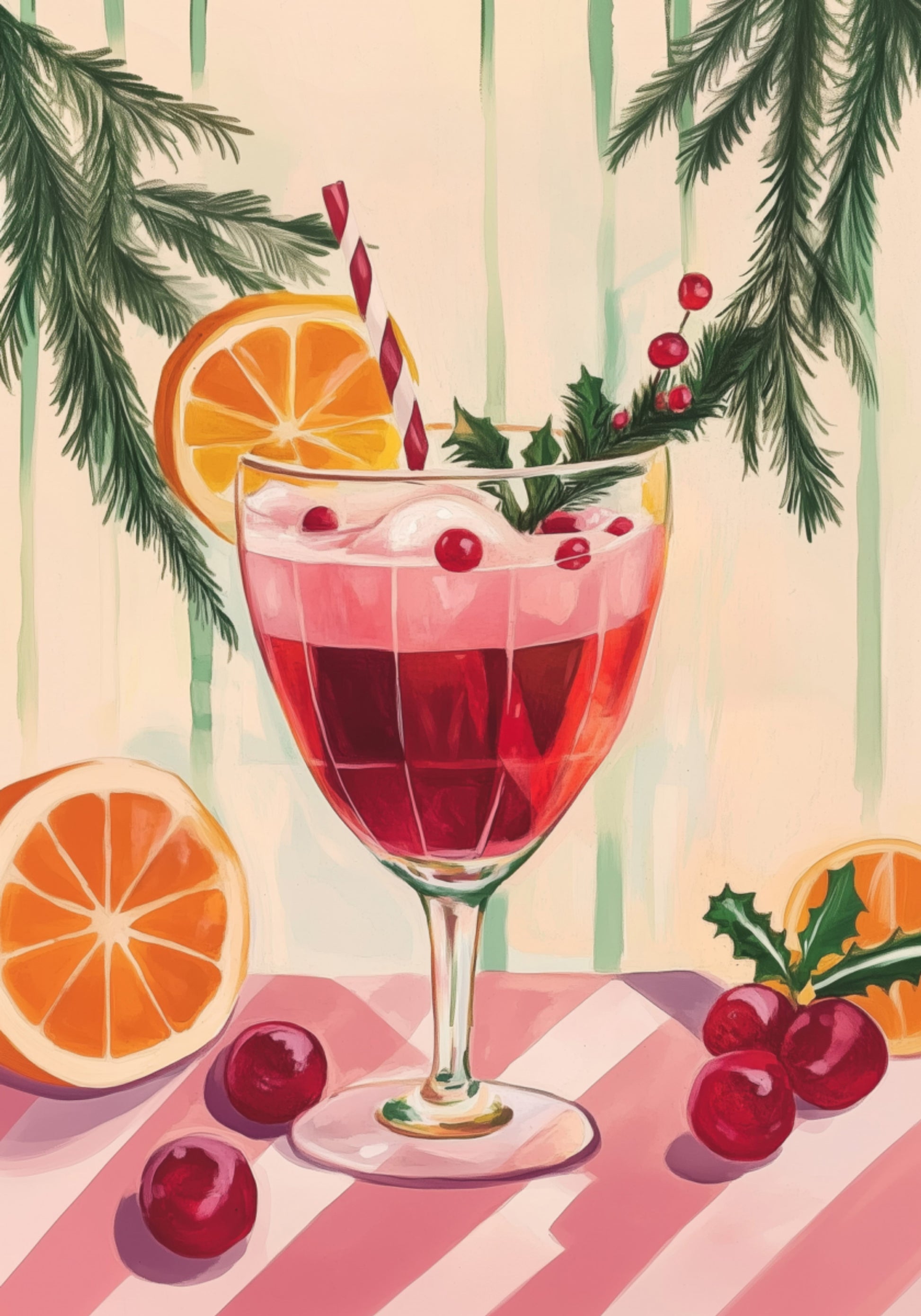Christmas Red Cocktail