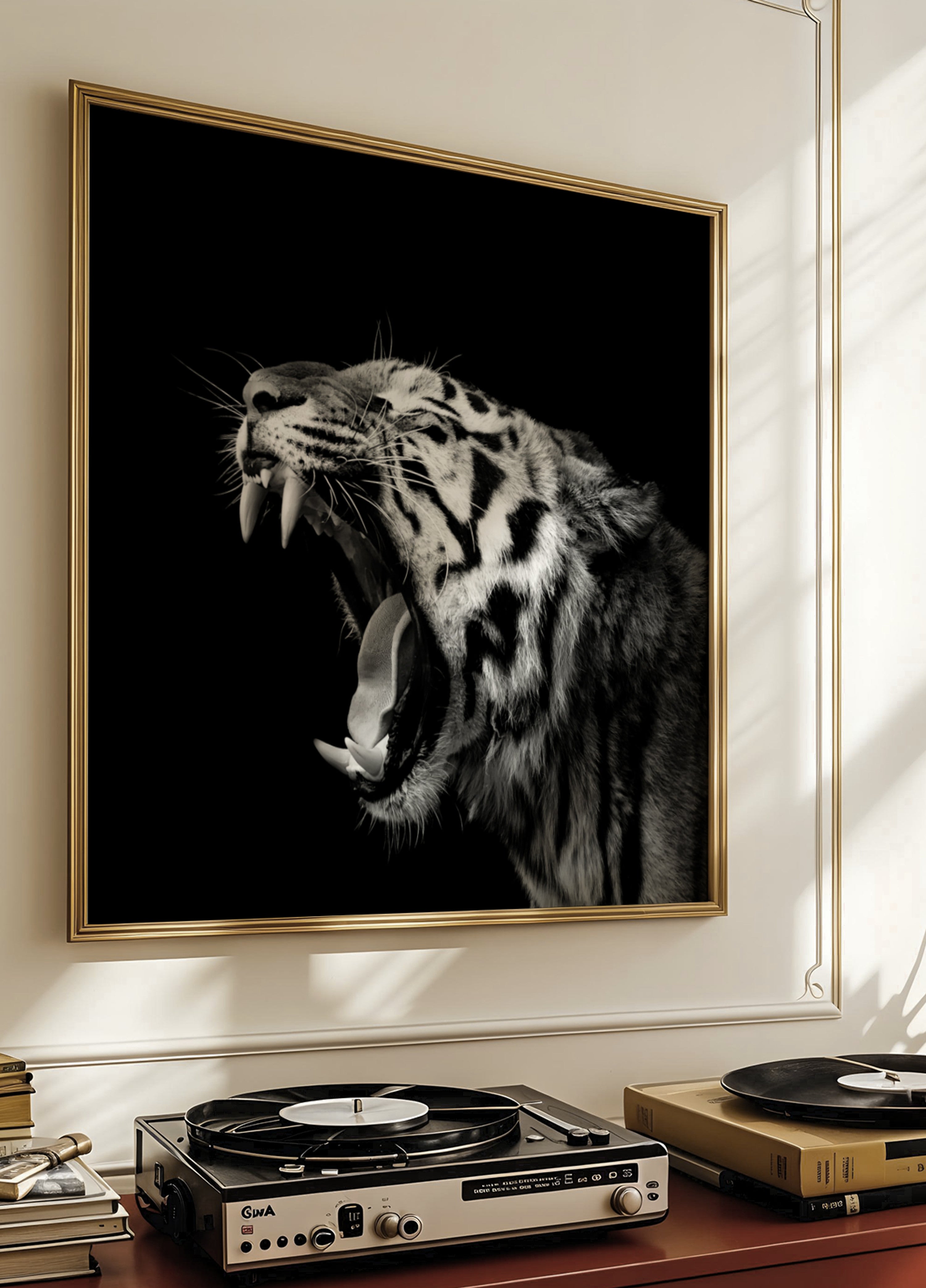 Roaring Tiger Portrait