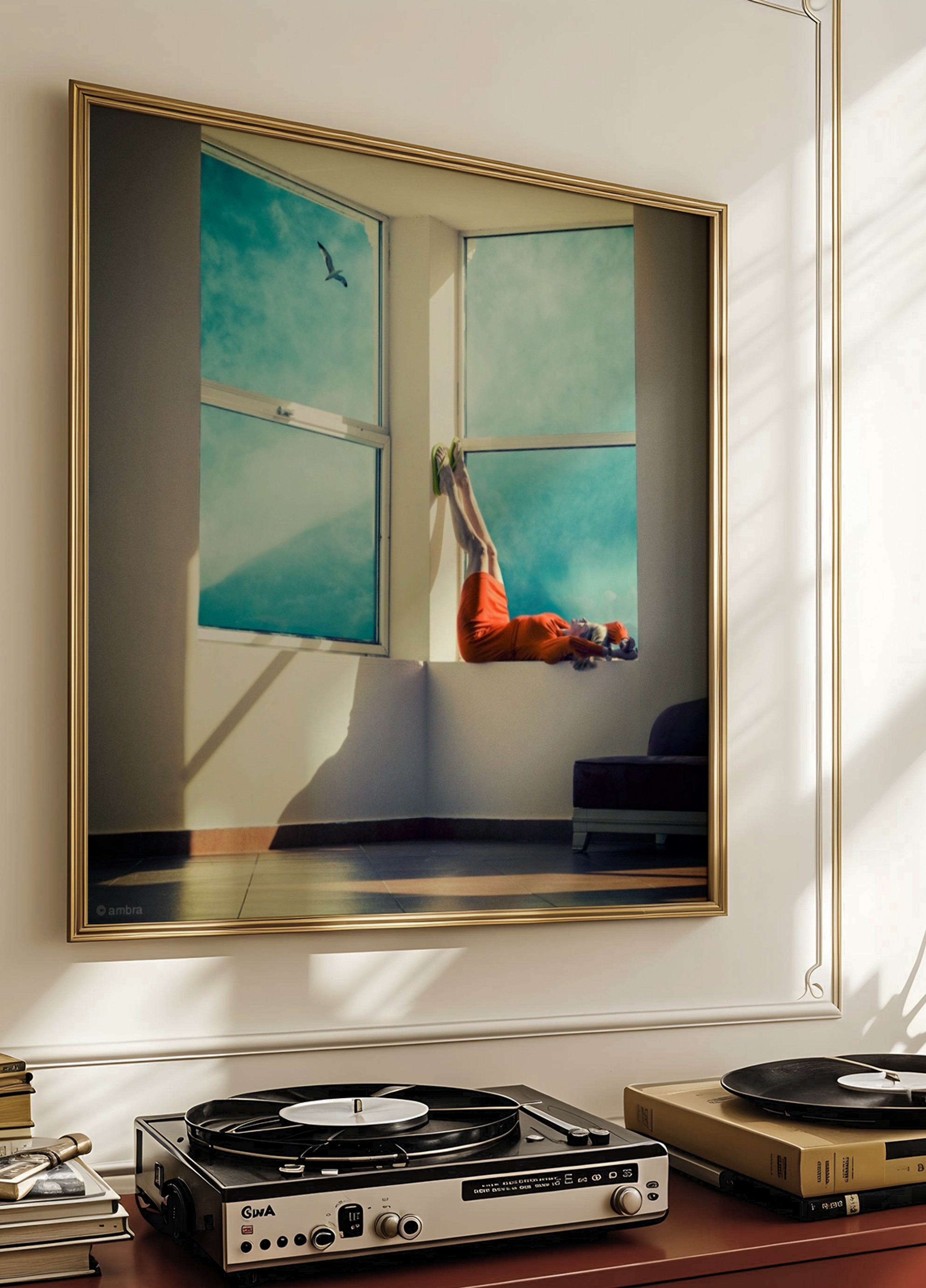 Legs Up Window View